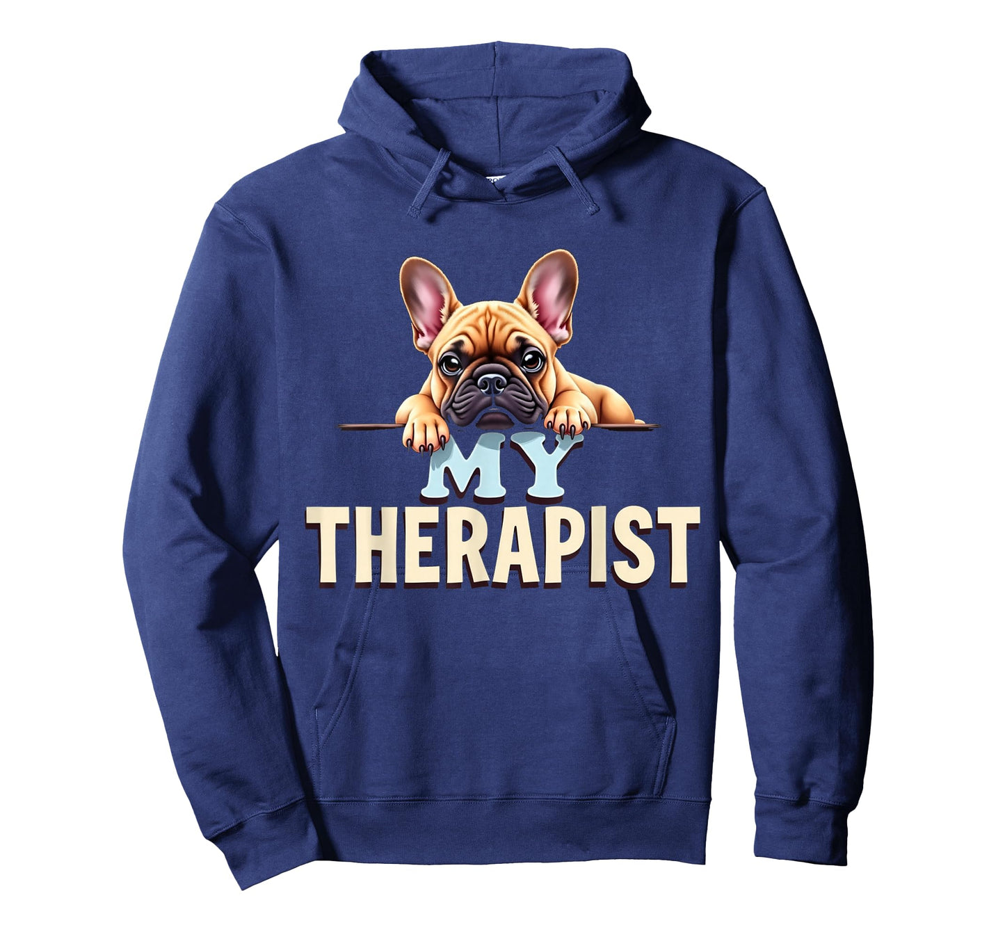 Funny Frenchie Puppy My Therapist French Bulldog Dog T-Shirt