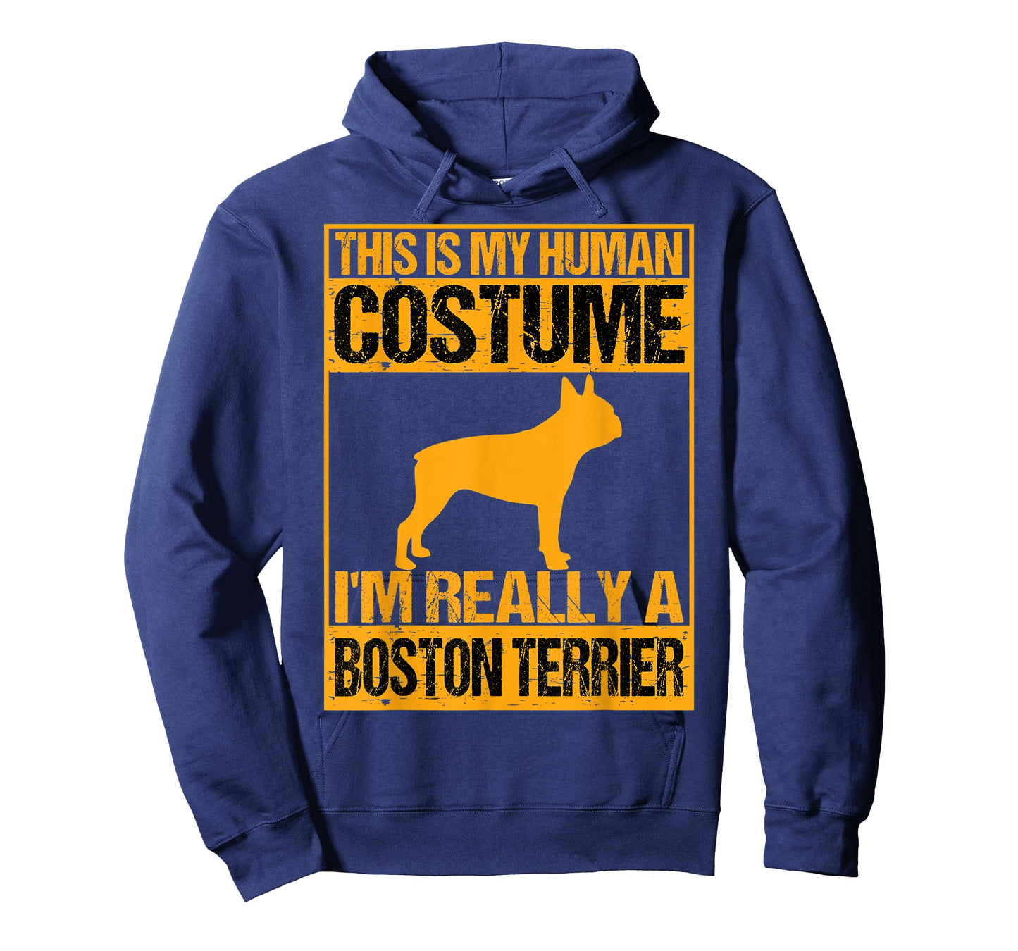Boston Terrier Human Costume Halloween American Gentleman T-Shirt
