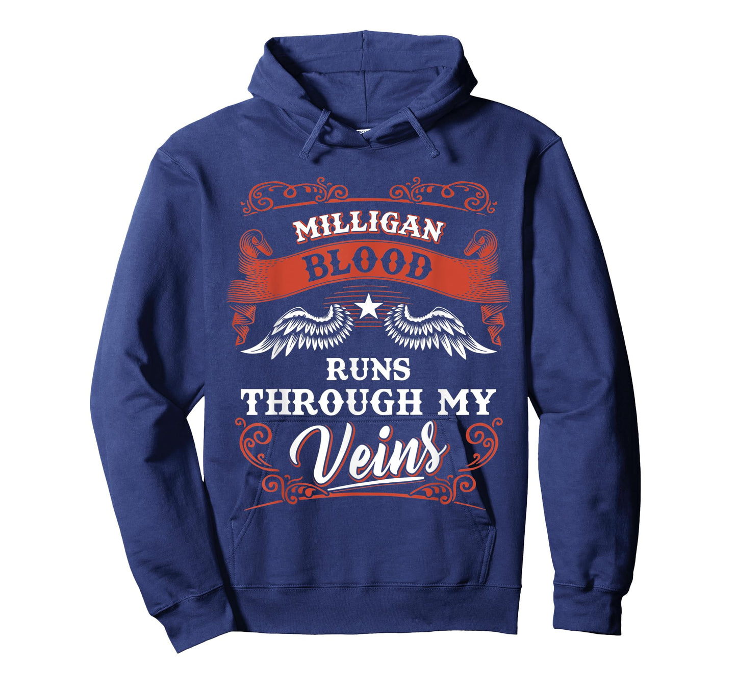MILLIGAN blood runs through my veins shirt youth kid 2k3td