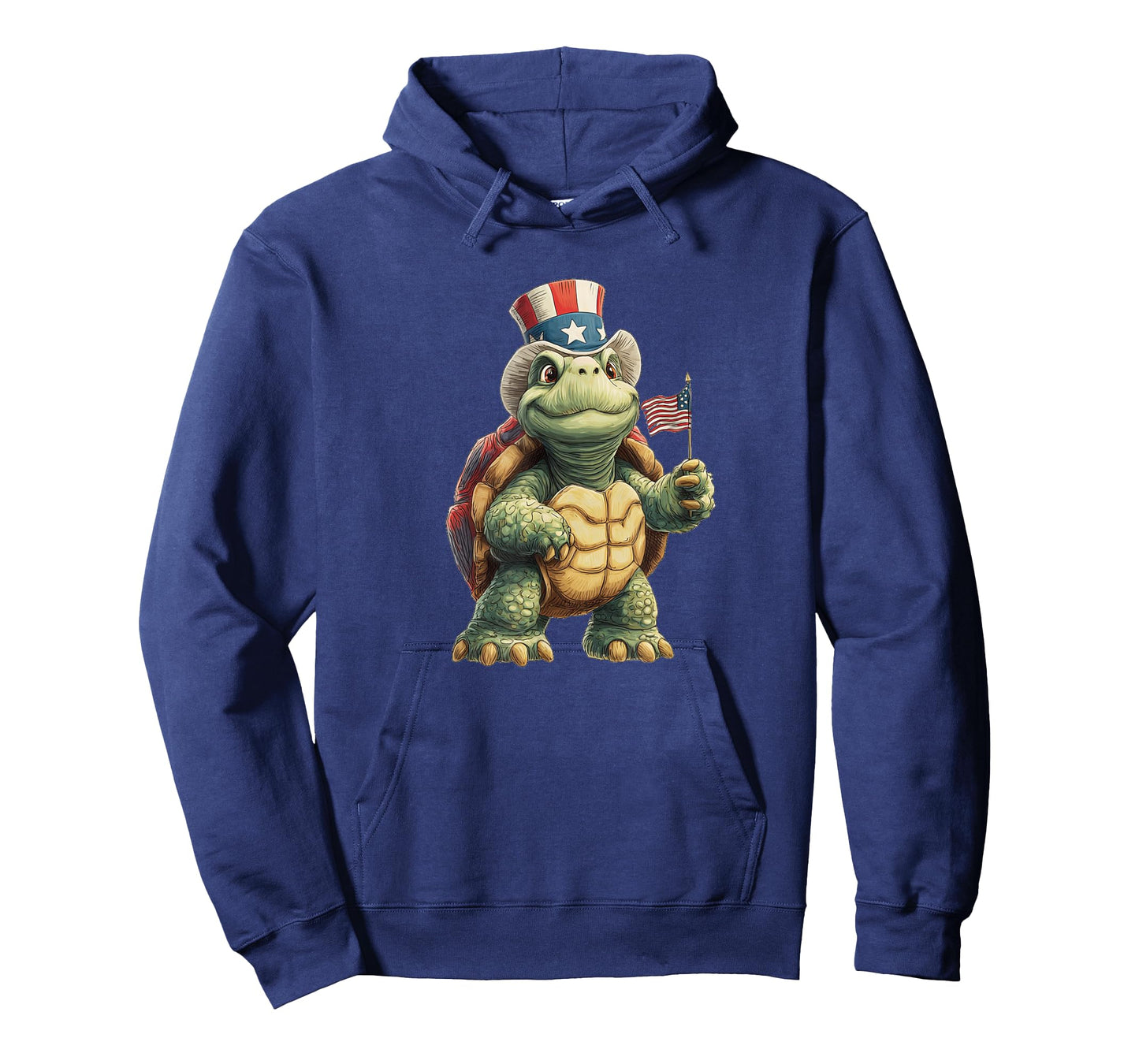 Nice Turtle with US Flag for Patriotic Turtles Lovers T-Shirt
