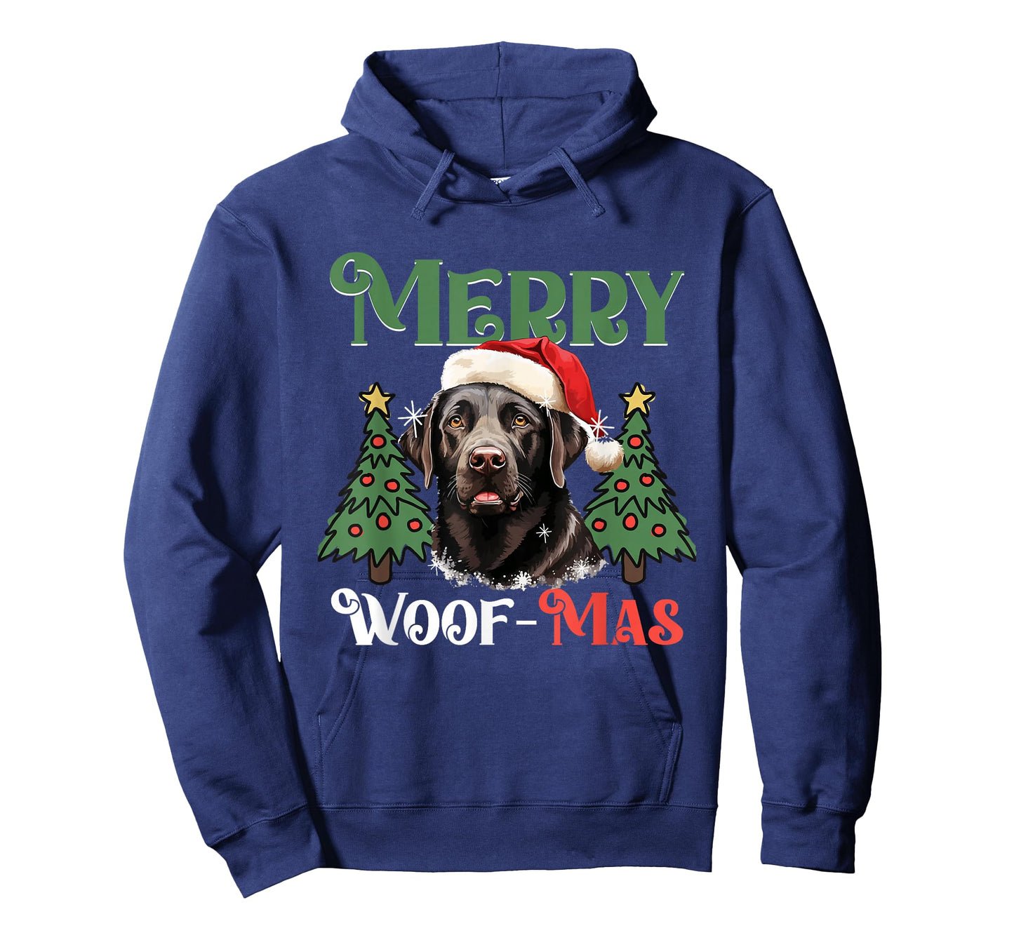 Labrador Retriever Merry Woof-mas Christmas X-mas T-Shirt