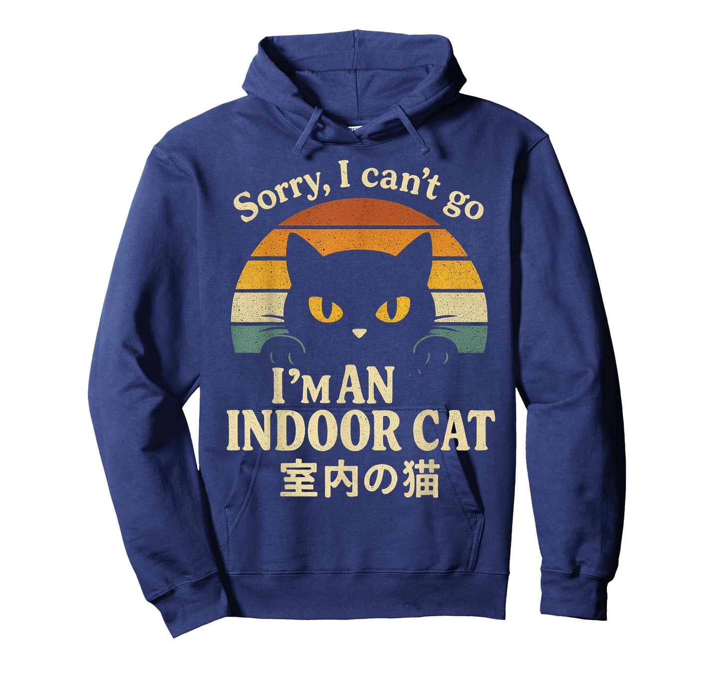 Sorry I Can’t Go I’m an Indoor Cat Funny Inside Kitten Lover T-Shirt