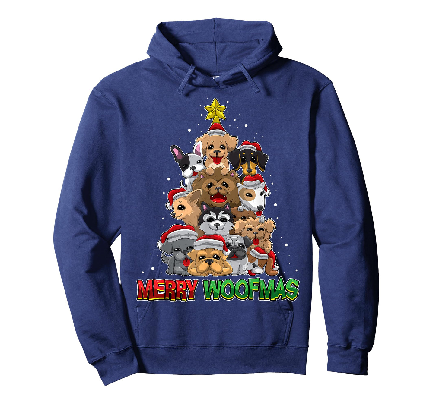 Merry Woofmas - Merry Christmas For Dog Lovers T-Shirt
