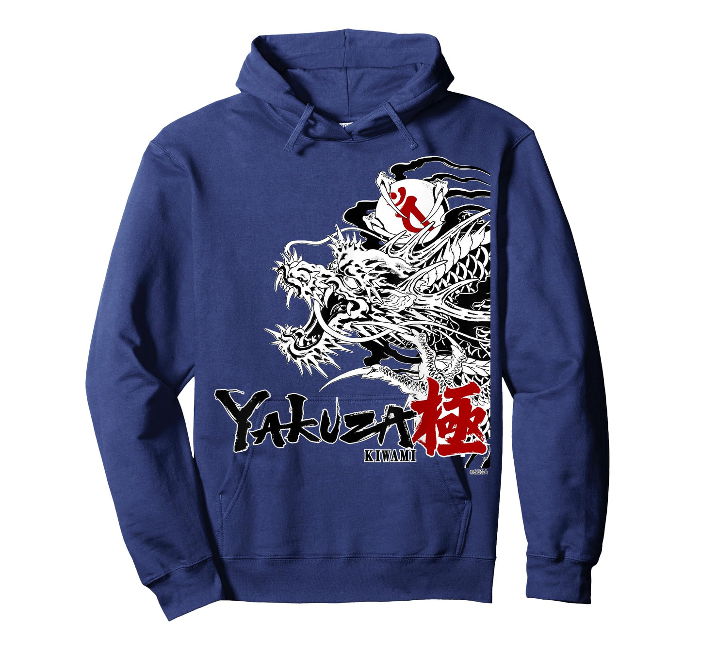 SEGA Like a Dragon & Yakuza Kiwami Unisex-Adults T-Shirt, Black, Small, Short Sleeve, Modern Classic Fit, Crew Neck, Cartoon Anime Theme