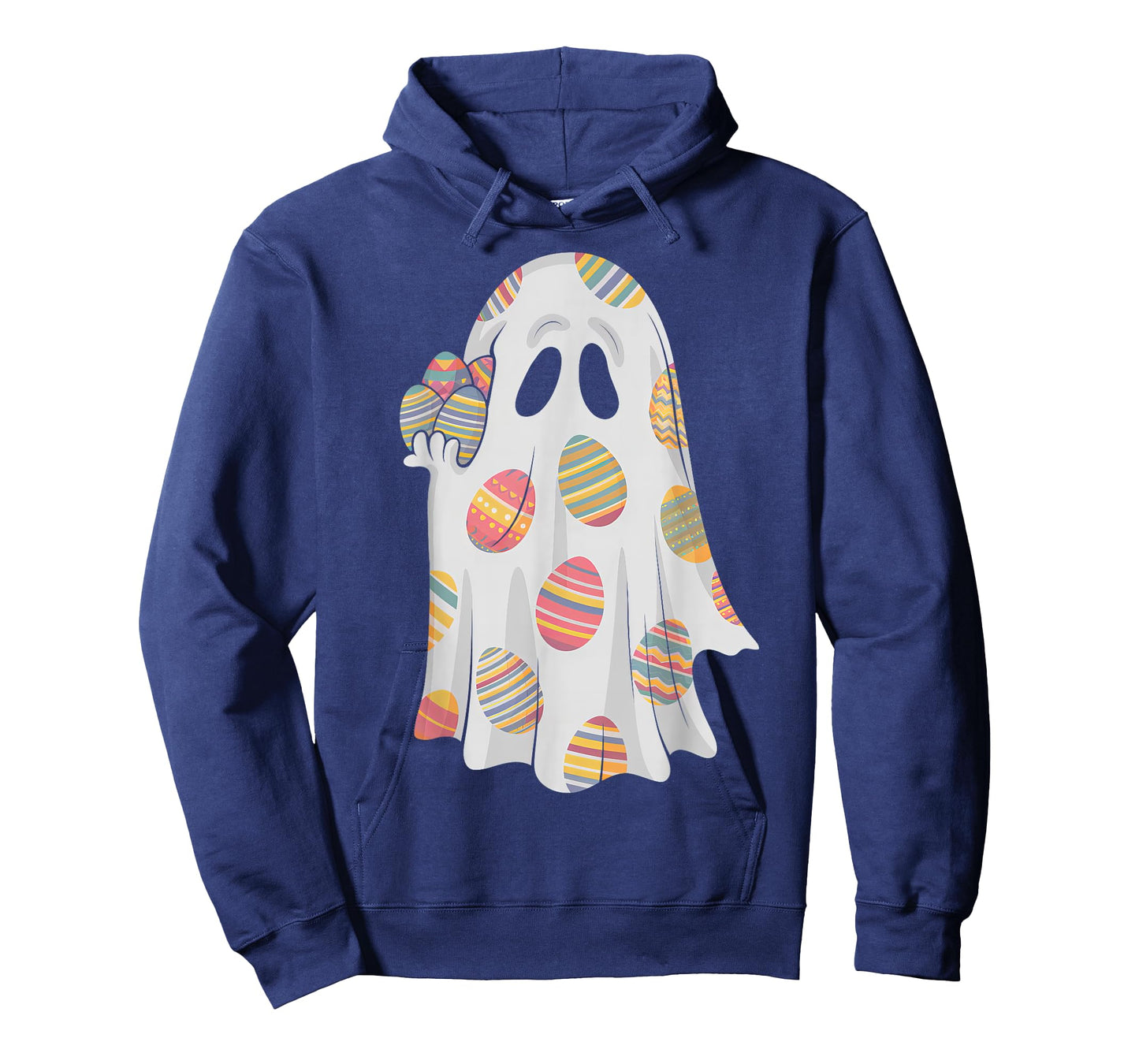 Funny Rainbow Boo Egg Bunny Happy Easter Day Spooky Season T-Shirt