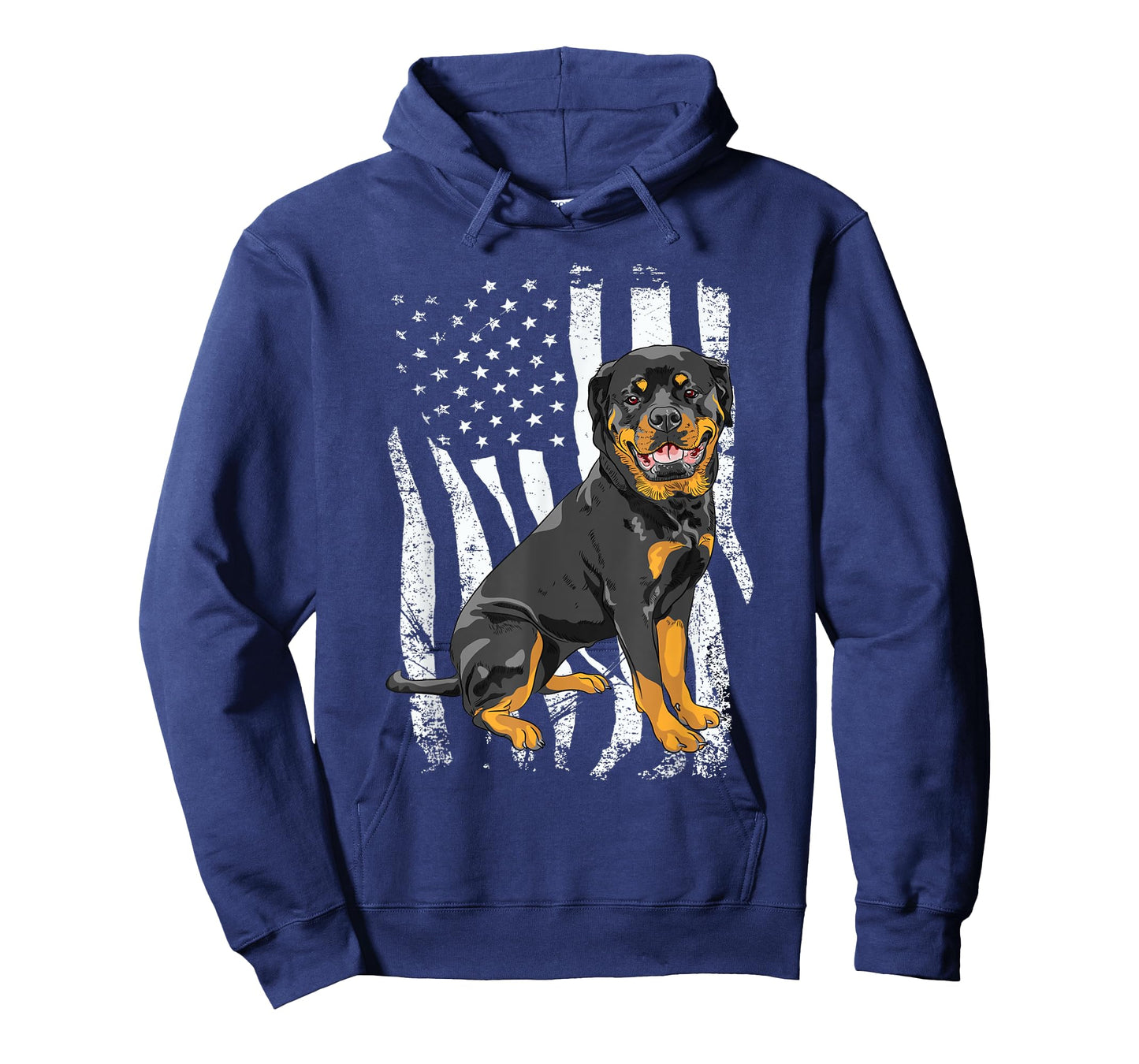 Rottweiler - USA American Flag Puppy Lover Dog Breeder T-Shirt