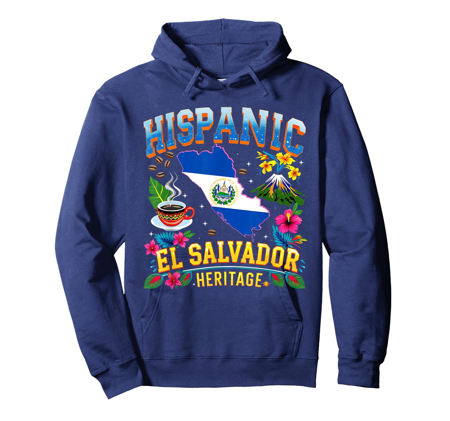 El Salvador Heritage Pride Hispanic Roots T-Shirt