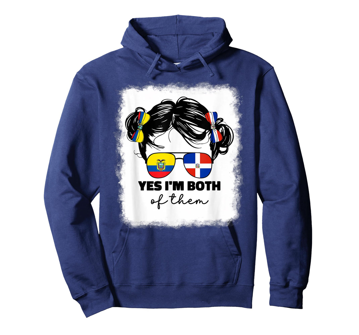 Half Dominican And Ecuadorian Ecuador Flag Kids Girl Girls T-Shirt