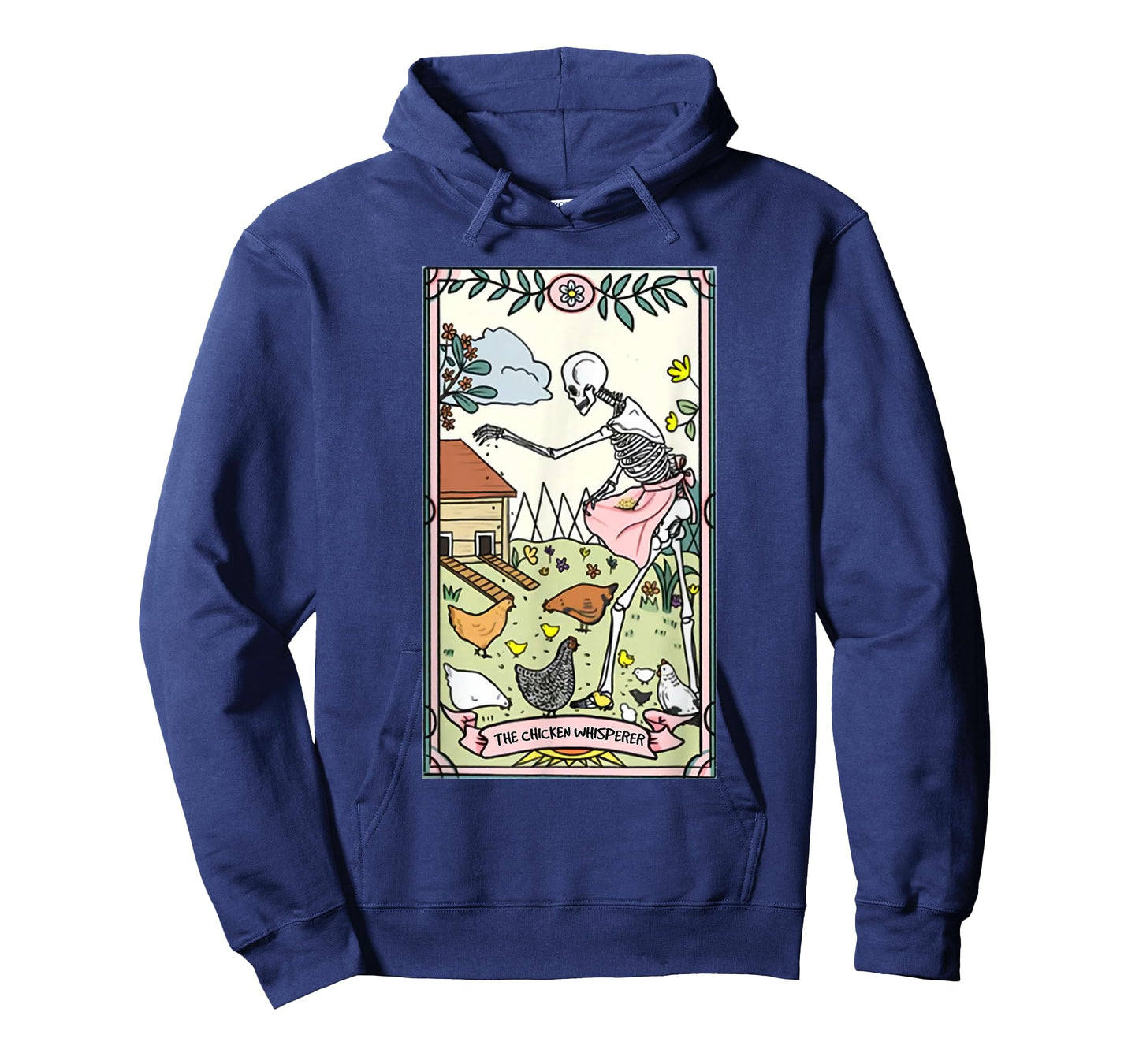 The Chicken Whisperer Tarot Card Crazy Chicken Lady Farmer T-Shirt