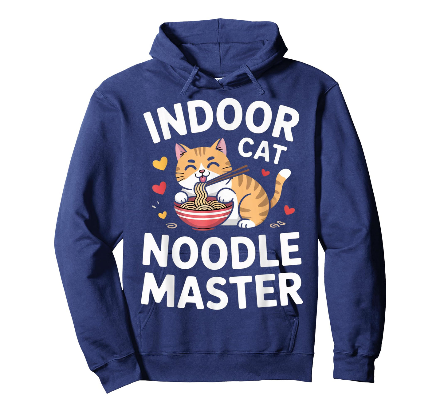 Indoor Cat Noodle Master Kawaii Ramen Cat Lover T-Shirt