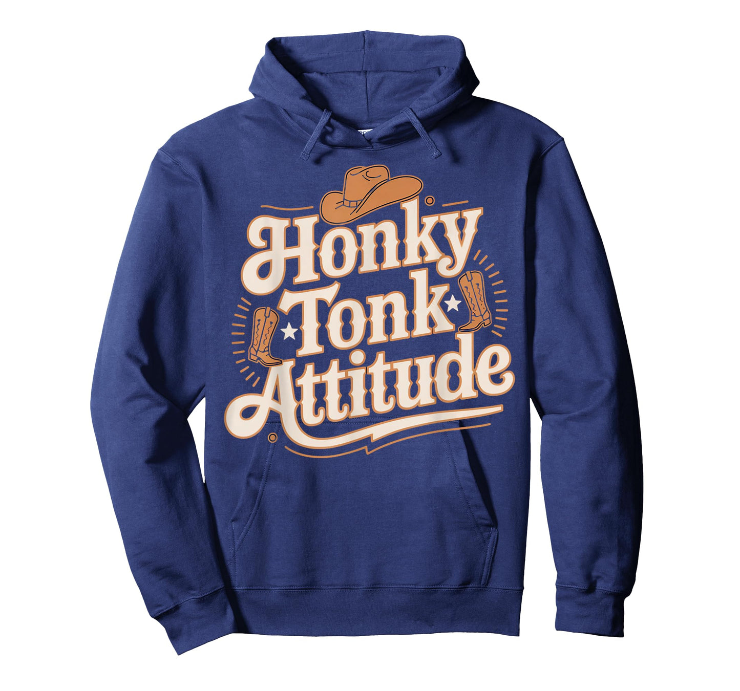 Honky Tonk Attitude Western Farm Musician Honky Tonk T-Shirt