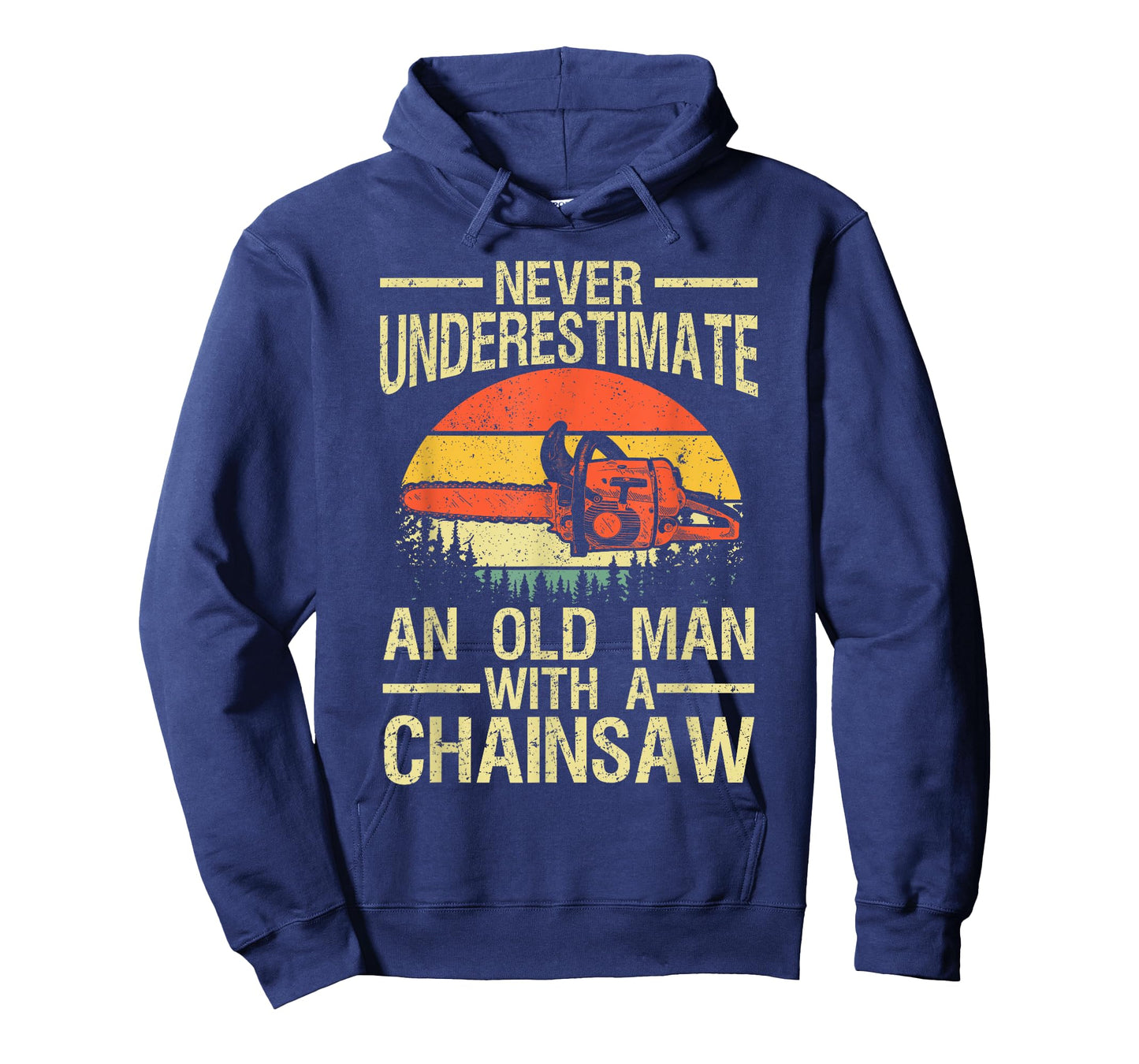 Funny Lumberjack Art Men Dad Chainsaw Arborist Wood Logger T-Shirt