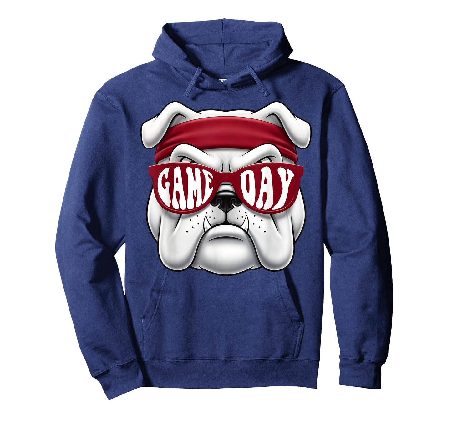 Cool English Bulldog with Sunglasses Game Day for Men Women T-Shirt