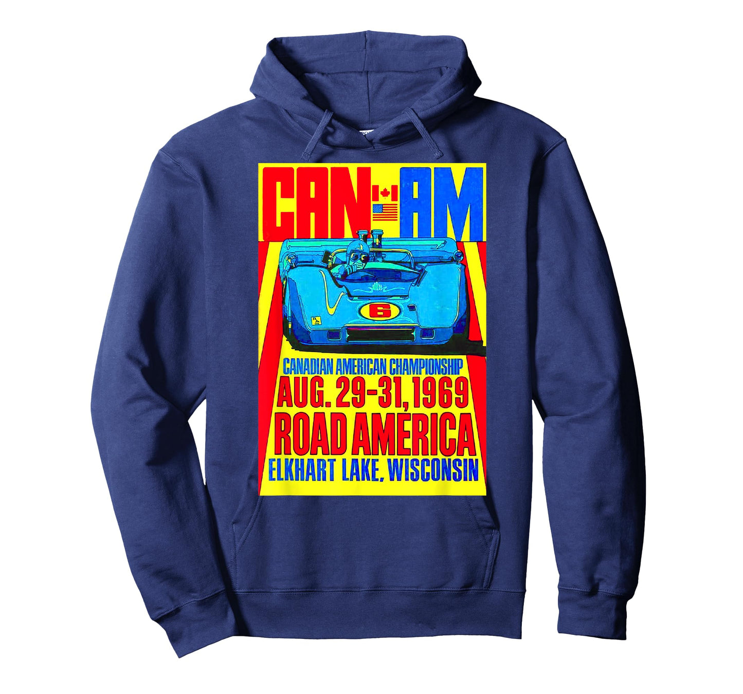 Historic Racing Can AM 1969 Road America Elkhart Lake T-Shirt