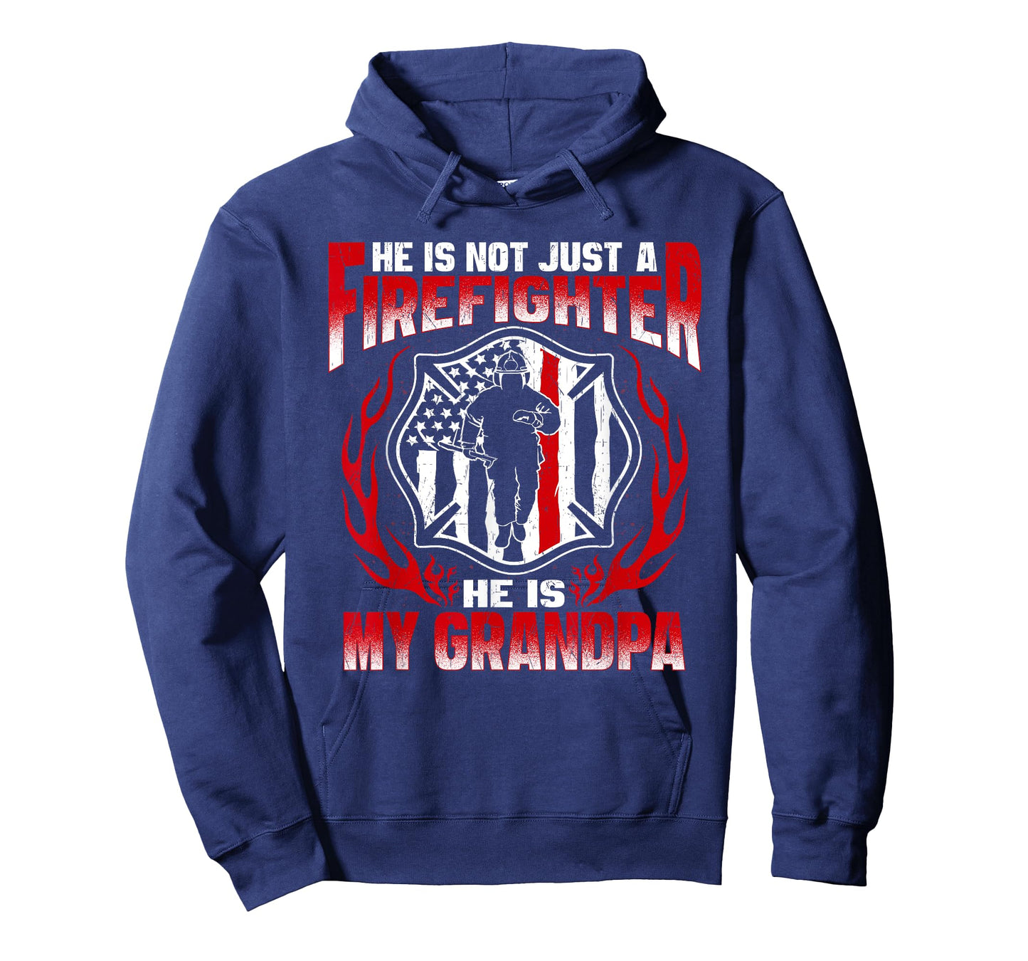 My Grandpa Is A Firefighter Hero Proud Fire Grandchild Gift T-Shirt