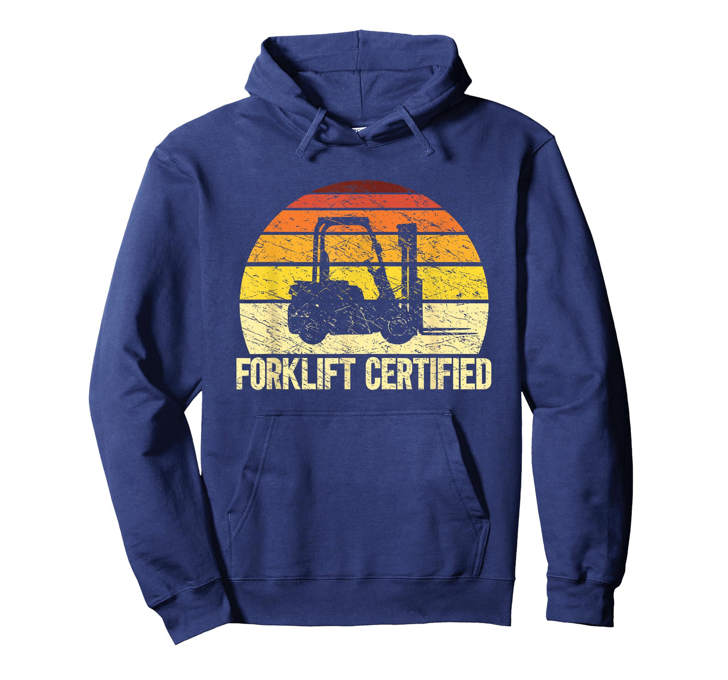 Retro Forklift Certified Forklift Operator Lift Truck Driver T-Shirt