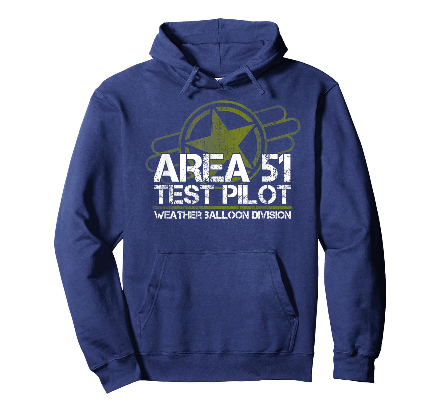 Area 51 UFO Test Pilot, Alien, Roswell, Weather Balloon T-Shirt