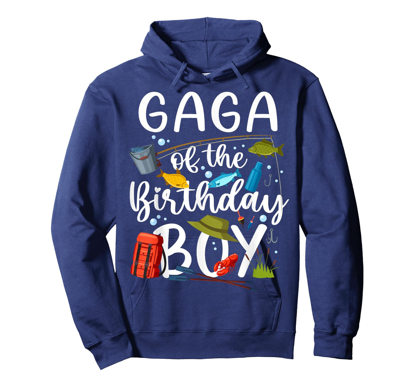 Gaga of Birthday Boy Fishing Family Celebration Matching T-Shirt
