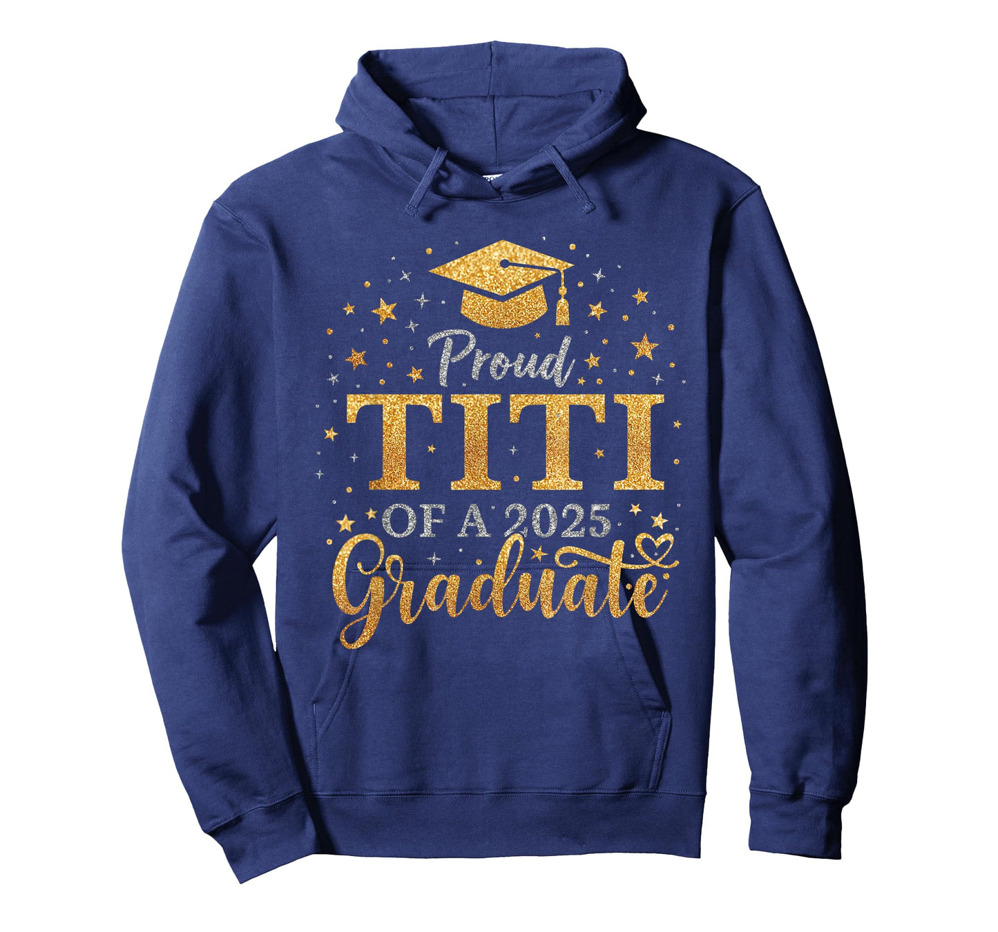 Funny Senior Proud Titi of a Class of 2025 Graduate T-Shirt