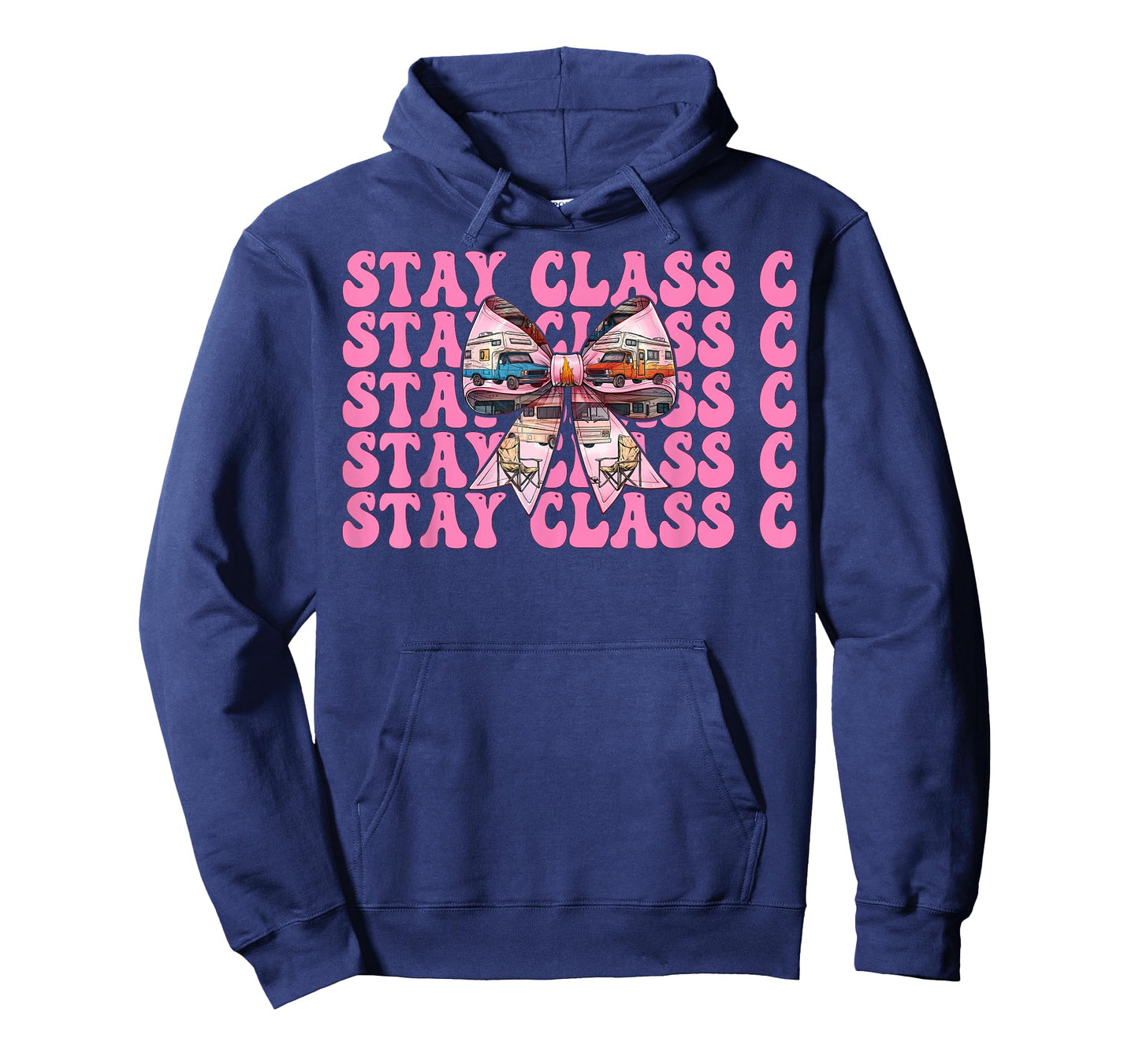 RV Camping Camper Motorhome Girl Mom Coquette Stay Class C T-Shirt
