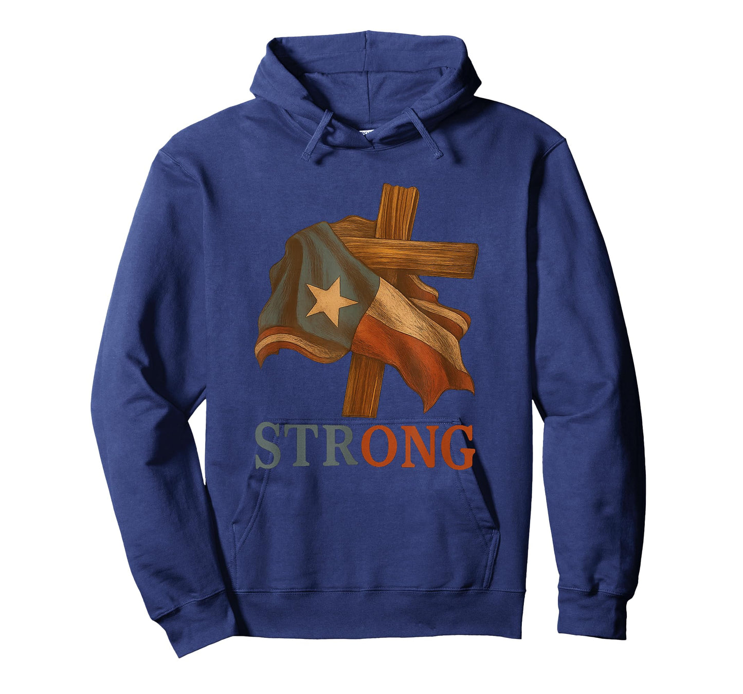 Strong Texas flag cross christian texas pride 2025 Tee T-Shirt