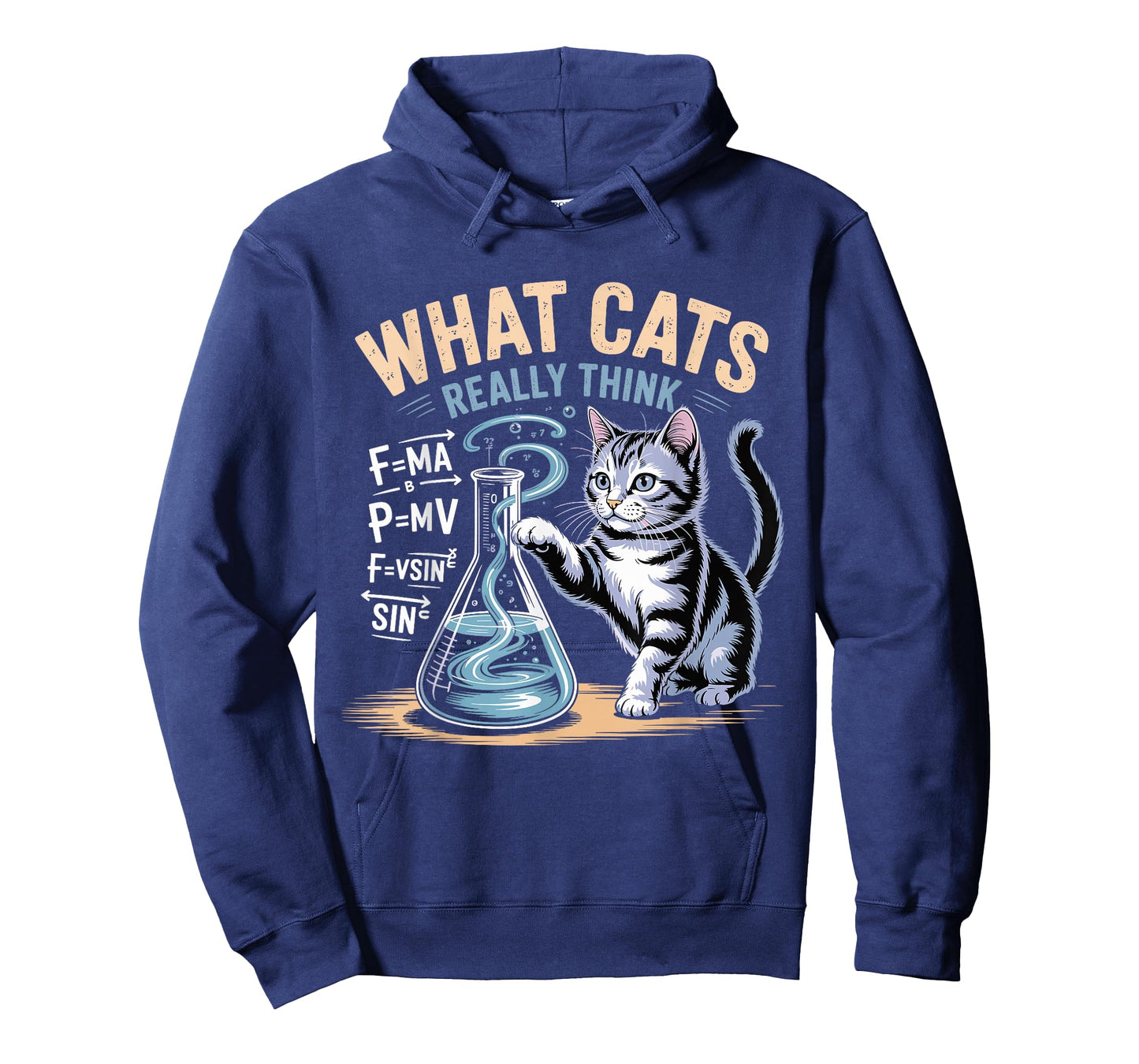 What Cats Really Think, Funny Physics Science for Cat Lovers T-Shirt