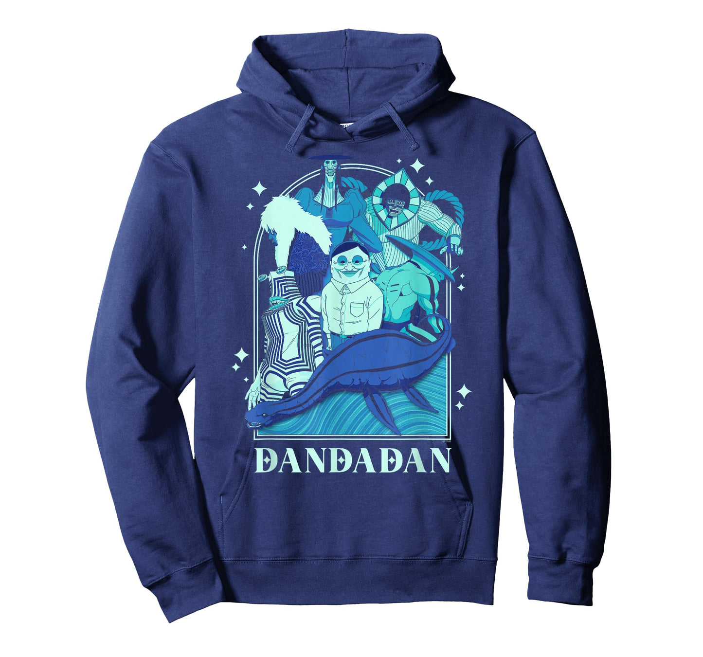 Dan Da Dan Framed Paranormal Characters Anime T-Shirt