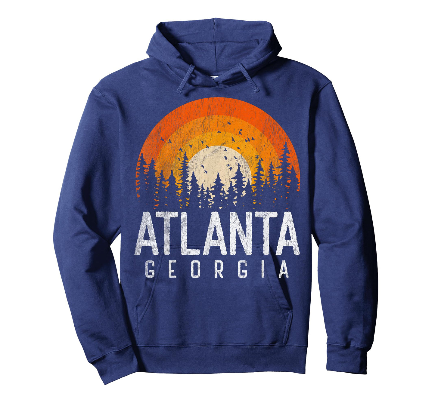 Atlanta Georgia GA Vintage Retro Style City 70s 80s 90s Gift T-Shirt