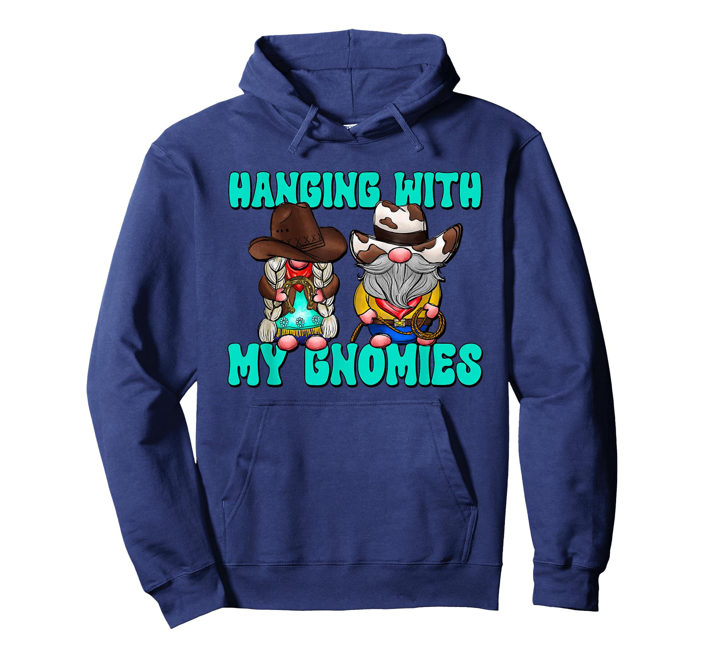 Western Cowboy And Cowgirl Gnome Hanging With My Gnomies T-Shirt