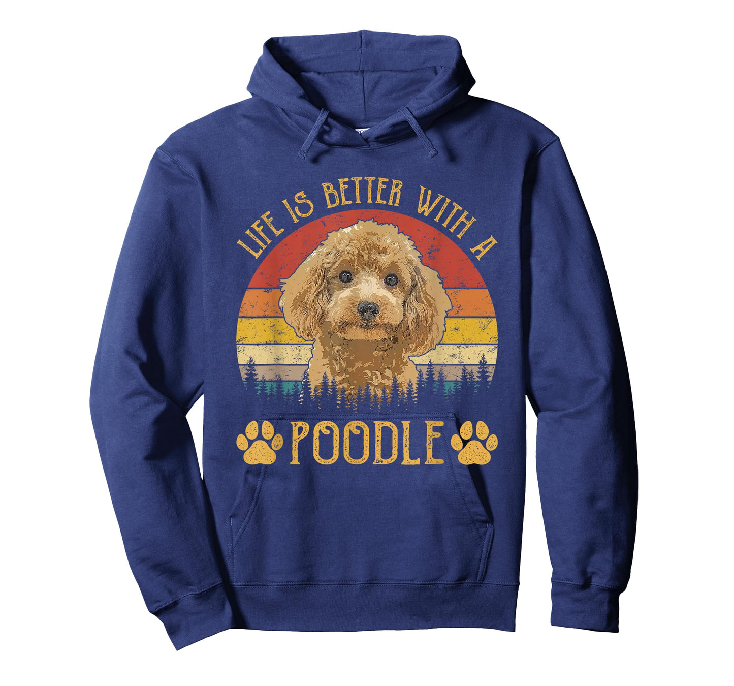 Life Is Better With A Poodle Funny Dog Lover T-Shirt