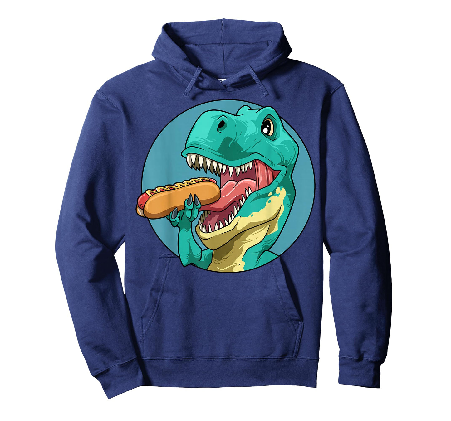 Dinosaur And Hotdog T-Rex Hot Dog T-Rex Eating Hot Dog T-Shirt