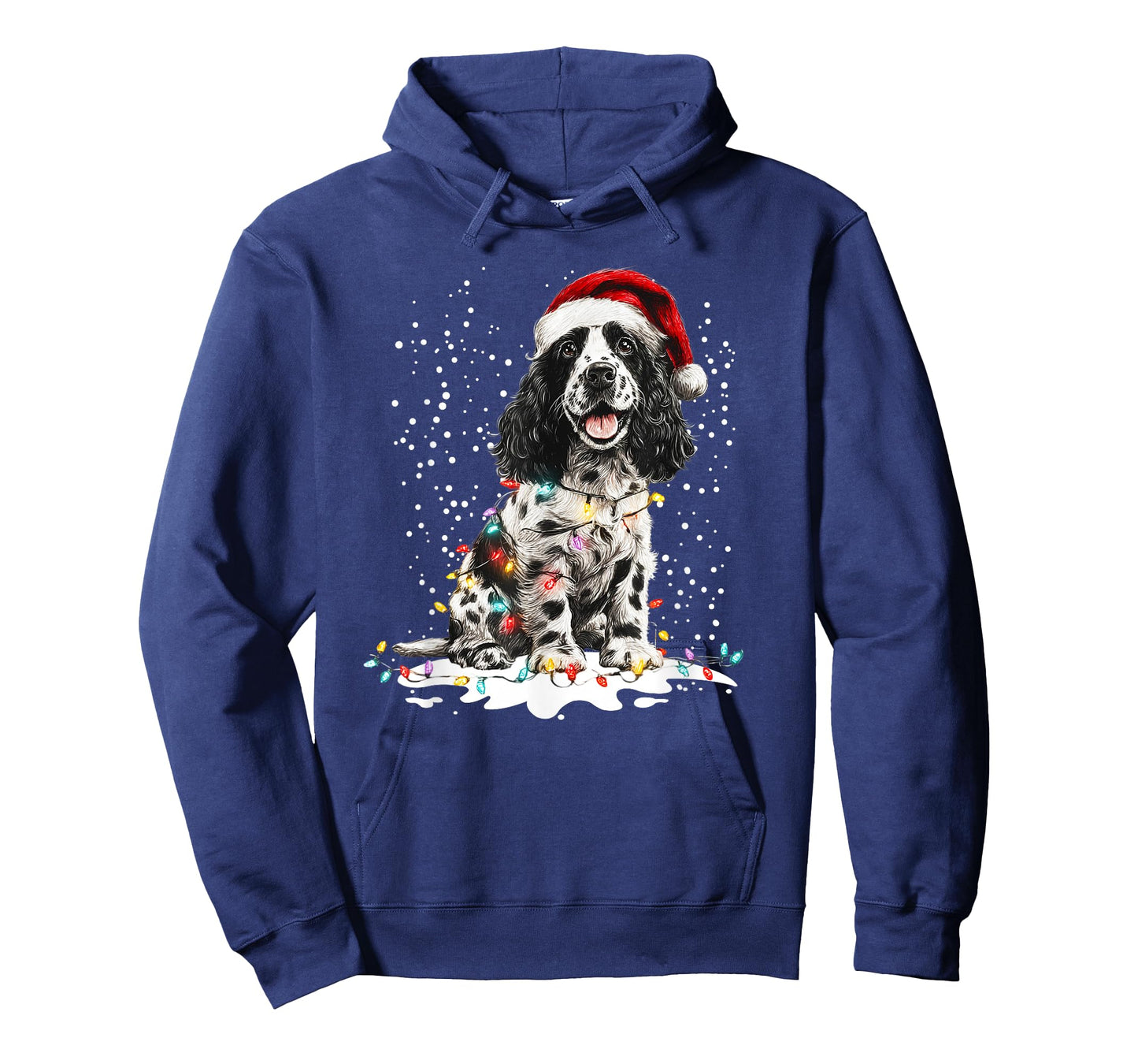 Dog Xmas Men Women Favorite Cocker Spaniel Christmas T-Shirt