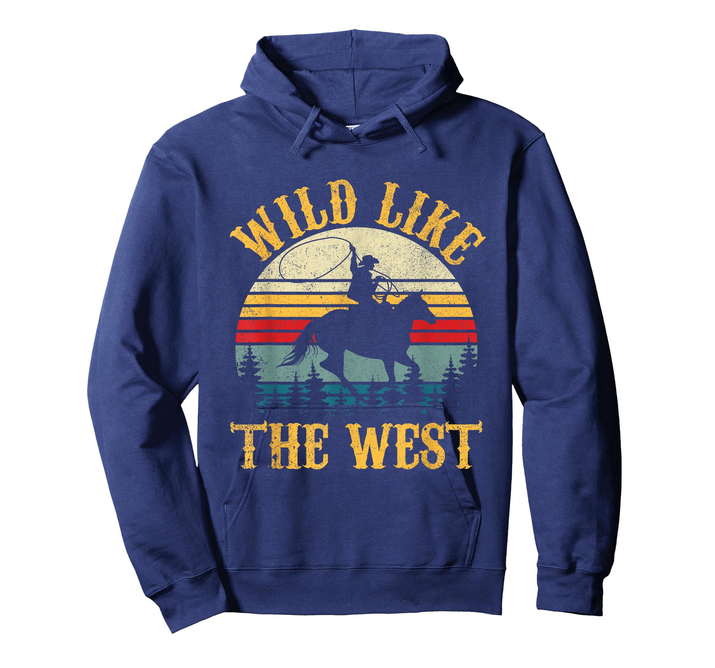 Wild Like The West Funny Rodeo Cowboy Western Country Music T-Shirt