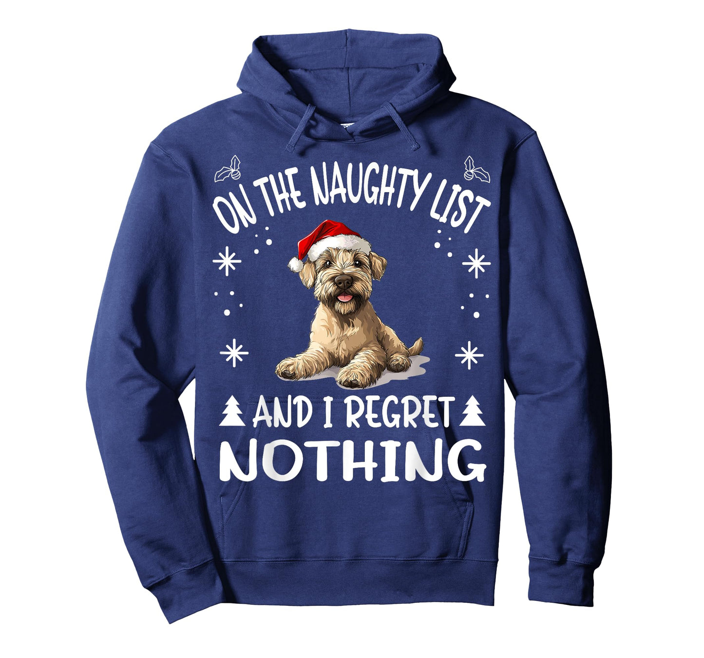 Cute Soft Coated Wheaten Terrier Dog Christmas On The T-Shirt