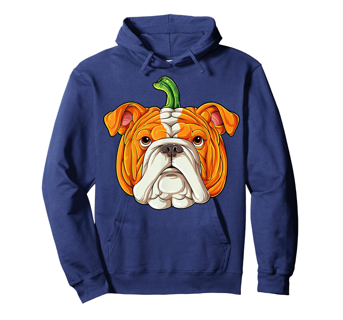 English Bulldog Pumpkin Halloween Thanksgiving Men Women Dog T-Shirt