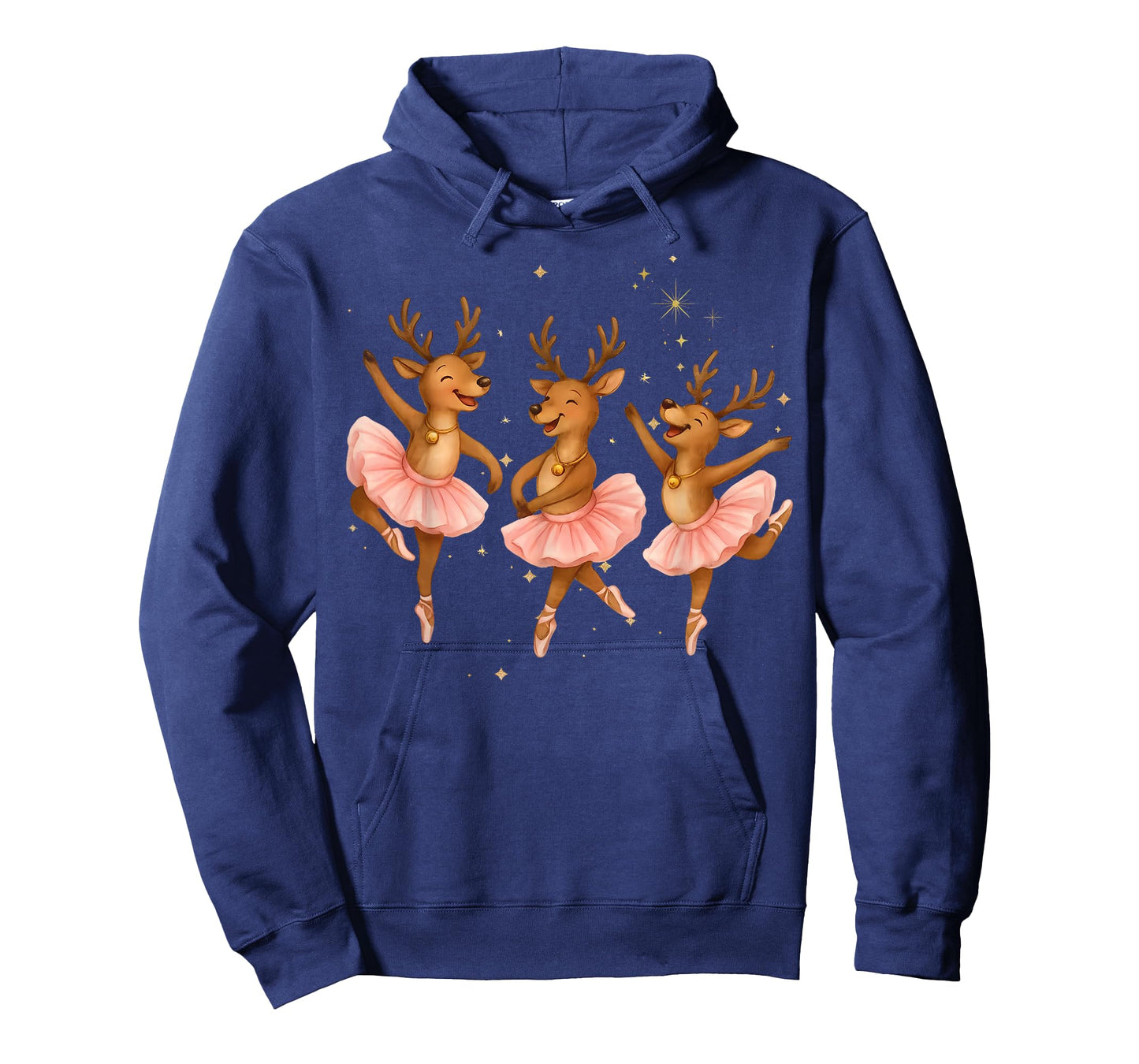 Reindeer Dancing Ballet Ballerinas Christmas Dancer Teacher T-Shirt