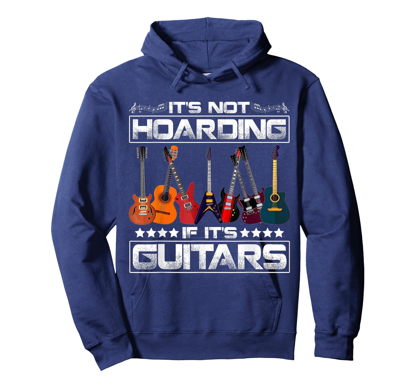 Funny It's Not Hoarding If It's Guitars Guitarist Musician T-Shirt
