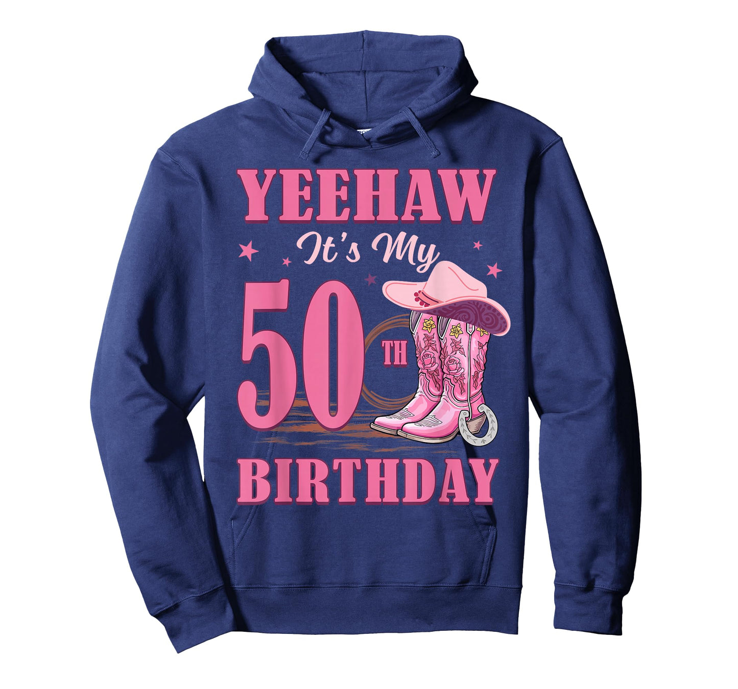 Yeehaw It's My 50th Birthday Cowgirl Country Western Girl T-Shirt