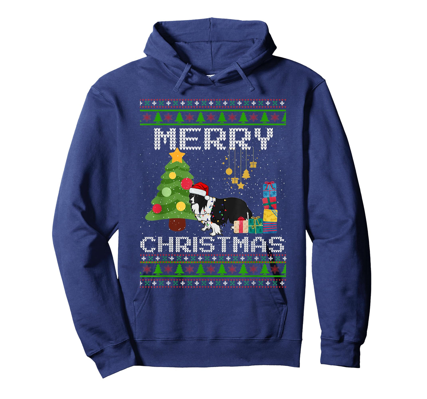 Sheltie Lover BI BLACK Sheltie Ugly Christmas Sweater T-Shirt