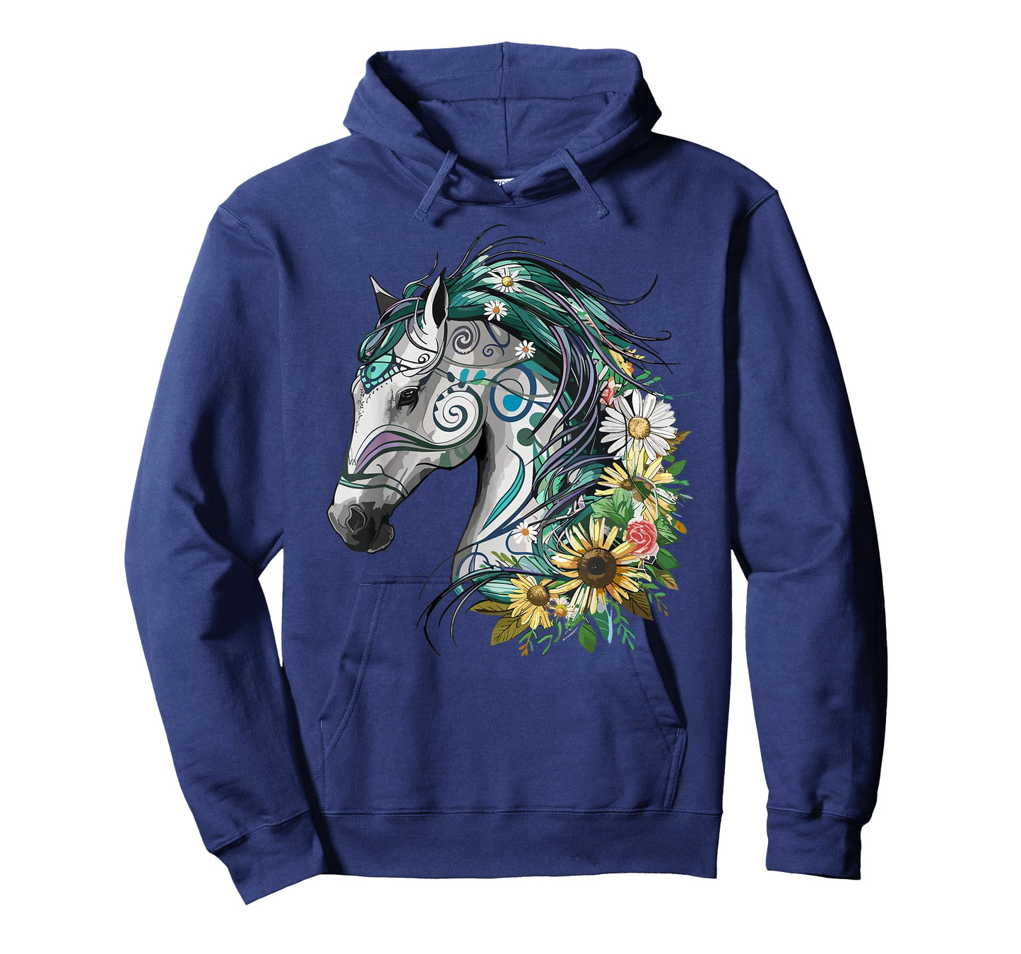 Horse Girl Beautiful Sunflower Horses Riding T-Shirt
