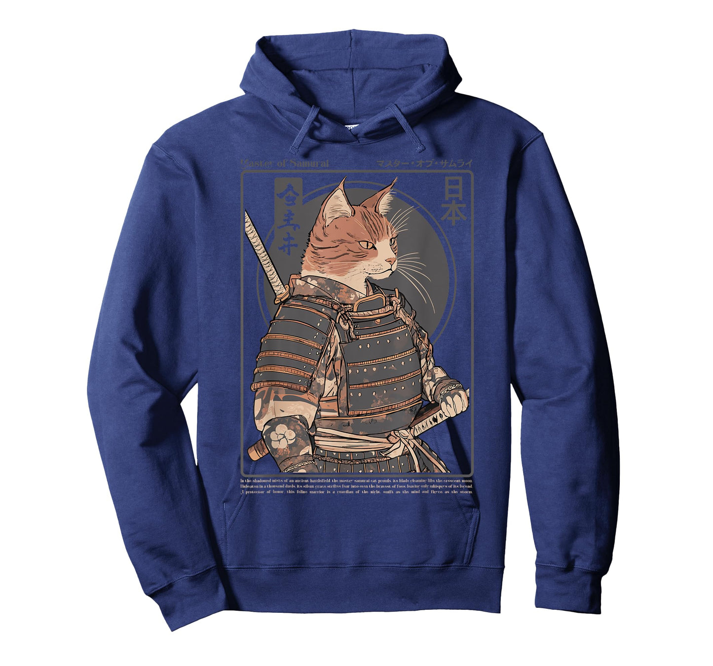 Samurai Cat Warrior Ukiyo Otaku Streetwear Cat Samurai T-Shirt