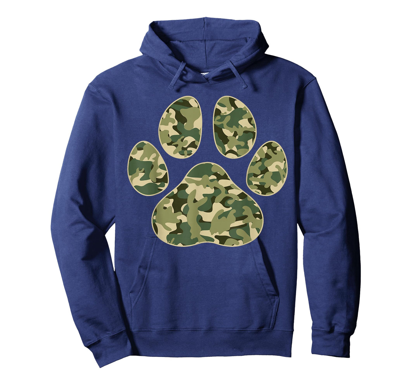 Cute Camo Paw Print Pet Owner Camouflage Paw Print Dog Lover T-Shirt