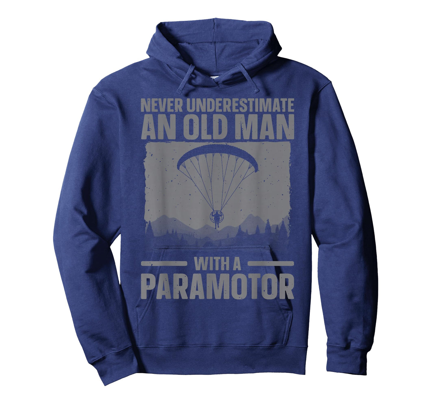 Cool Paramotor Art for Men Grandpa Paragliding Paramotoring T-Shirt