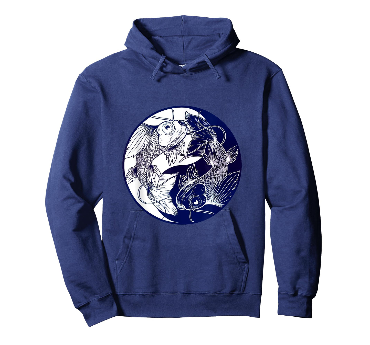Koi Opposite Yin Yang Asian Carp Flower Japanese Koi Carp T-Shirt
