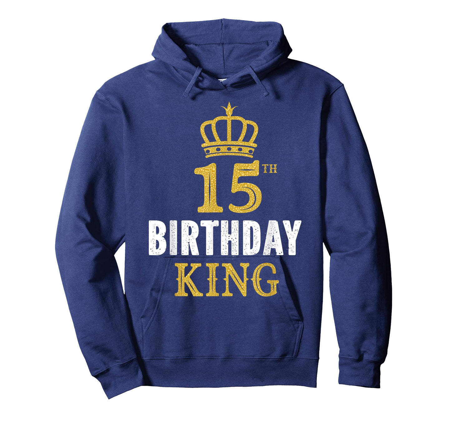 Happy 15th Birthday King 15 Years Old Party Ideas For Boys T-Shirt