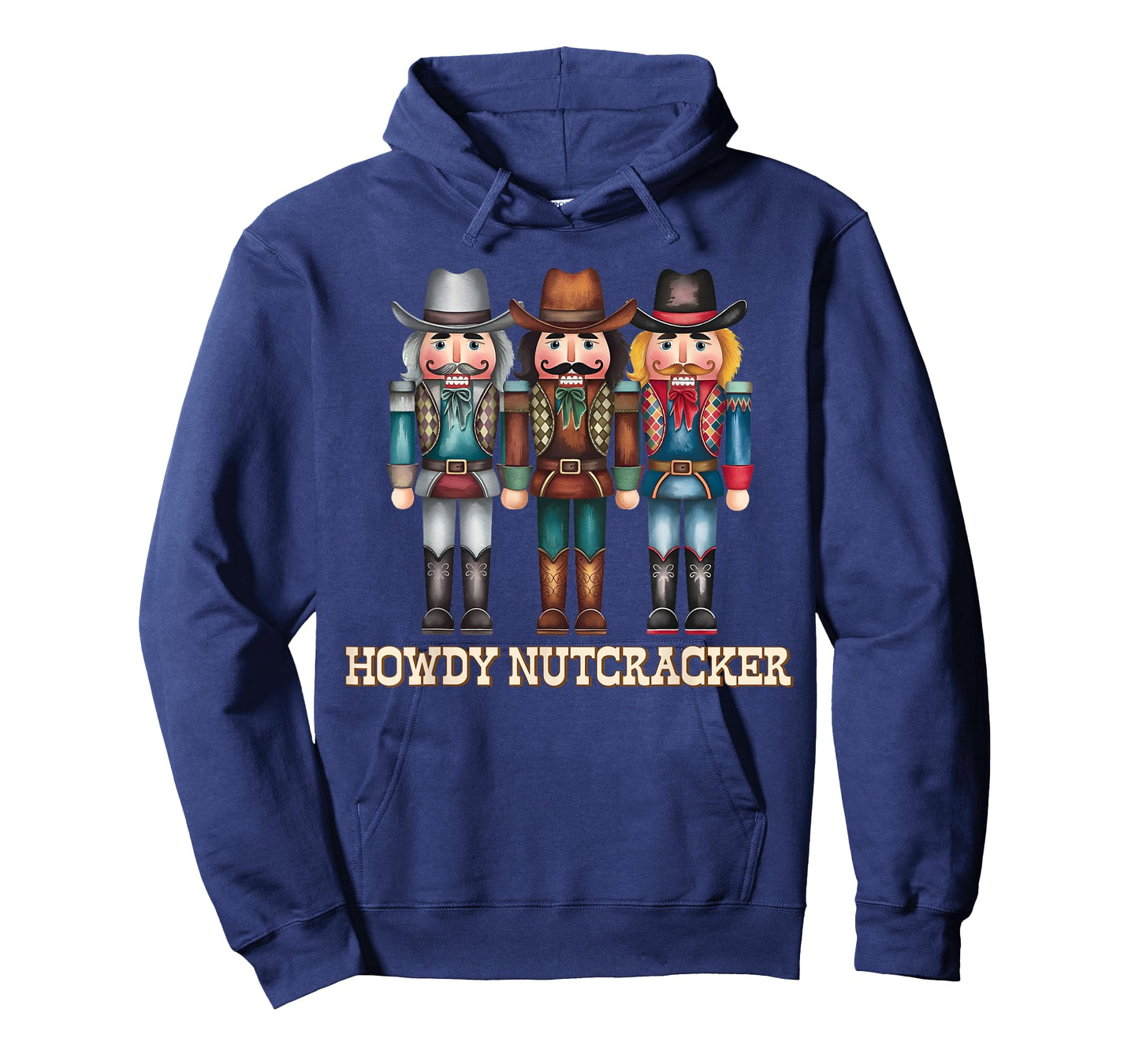 Howdy Nutcracker Cowboy Western Country Christmas Men Women T-Shirt