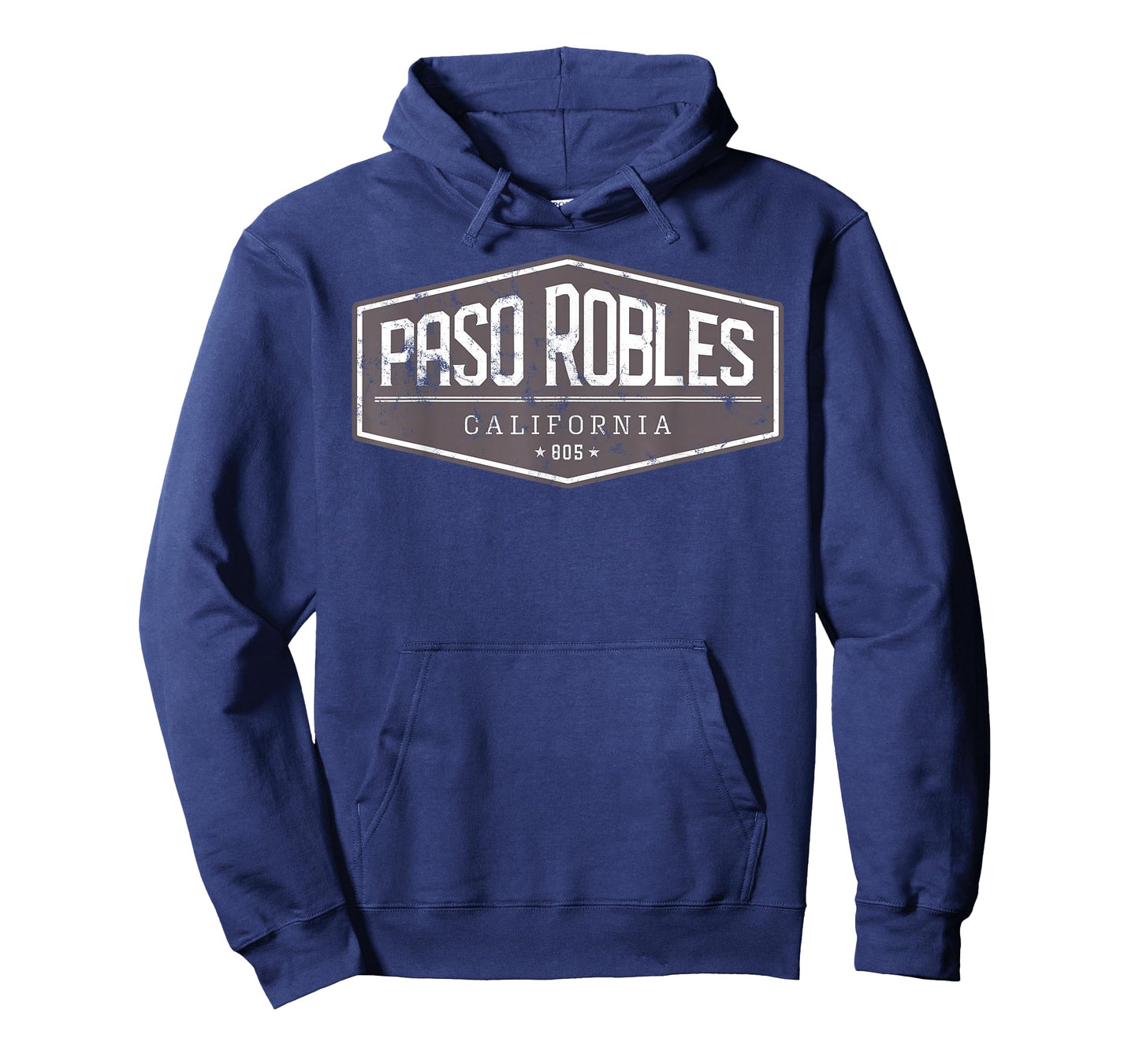 Paso Robles, California, 805 Distressed Graphic Design T-Shirt