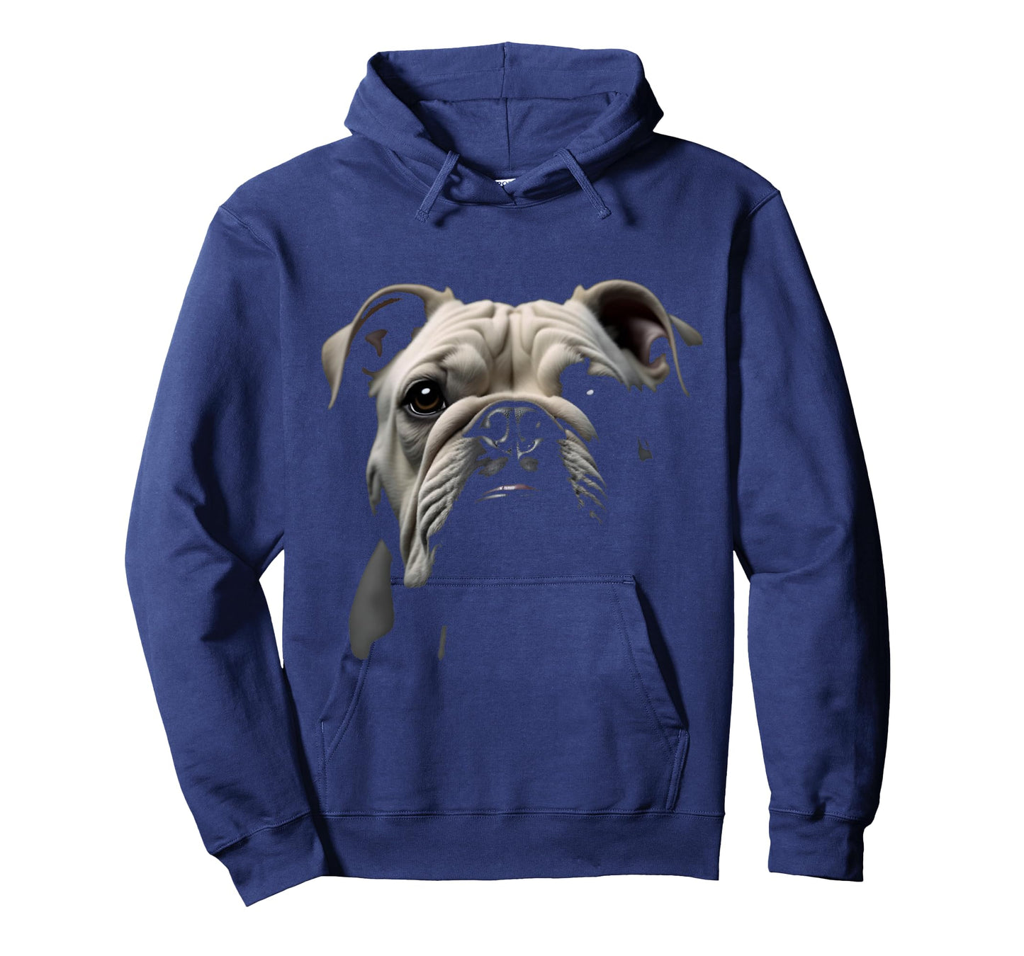 Black English Bulldog Dog Bulldog Face T-Shirt