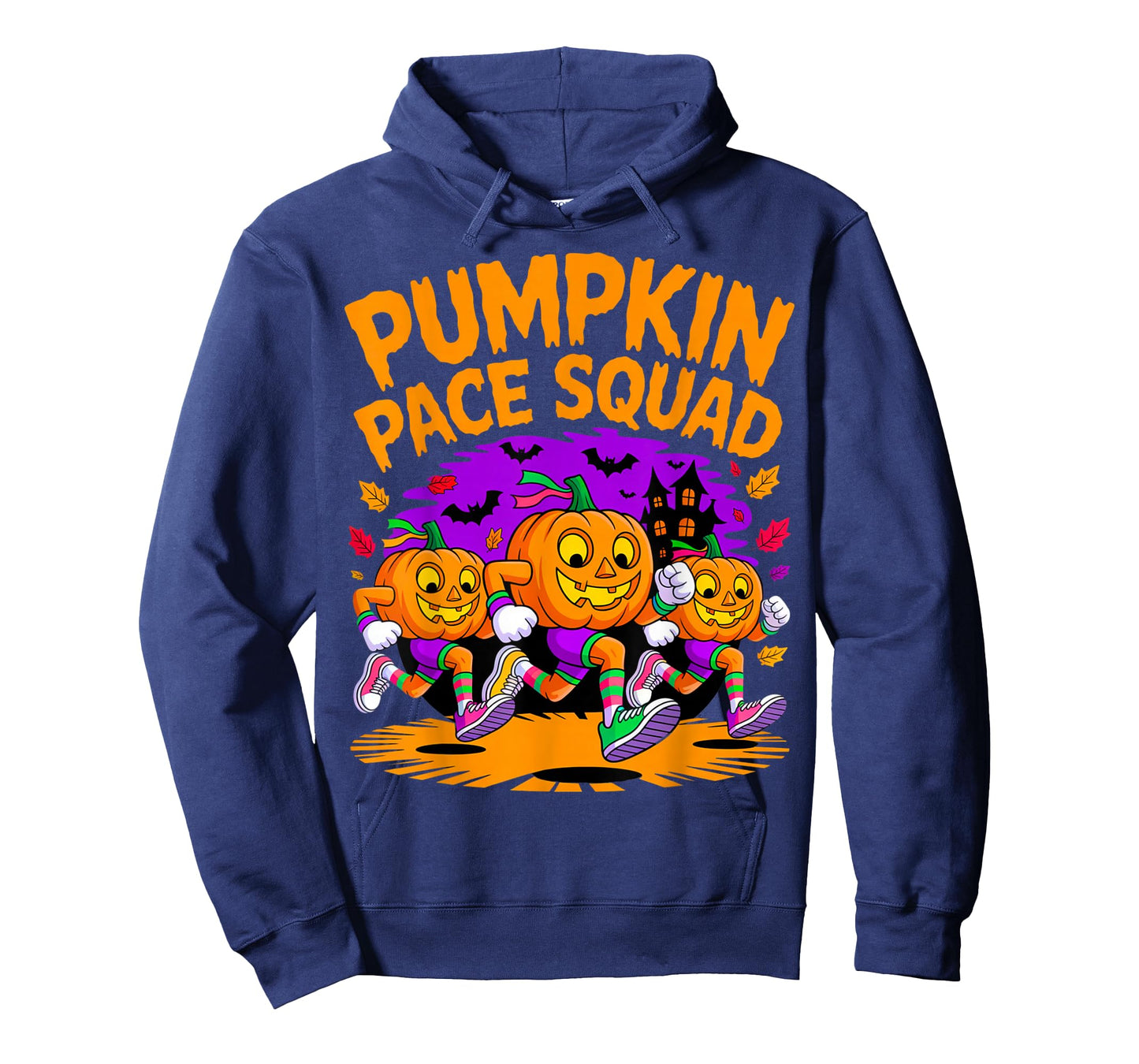 Pumpkin Pace Squad Runner Costume Halloween Running Marathon T-Shirt