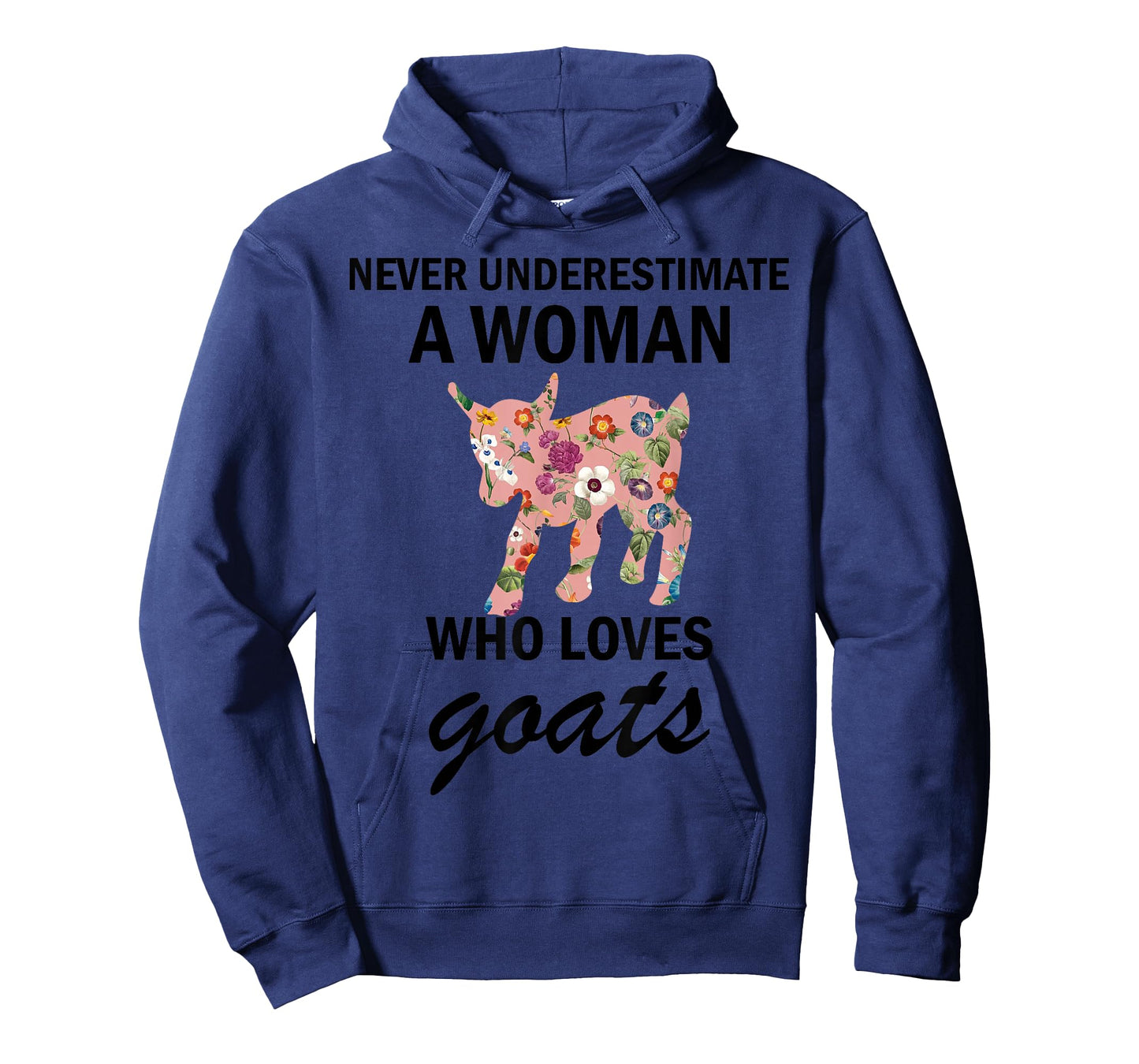 Never Underestimate A women Who Loves goats T-Shirt